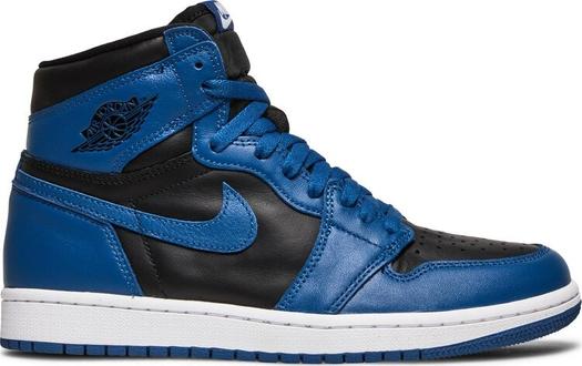 Кроссовки Air Jordan 1 Retro High OG Dark Marina Blue, Высокие, Синие