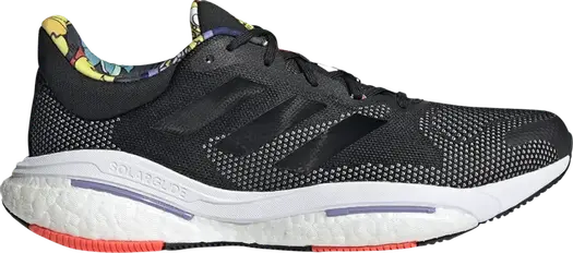 Кроссовки Adidas SolarGlide 5 'Black Floral', черный