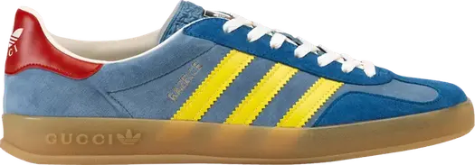 Кроссовки Adidas Adidas x Gucci Gazelle 'Light Blue Suede', синий