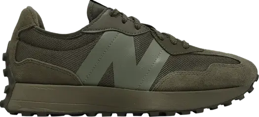 Кроссовки New Balance 327 'Dark Camo', зеленый