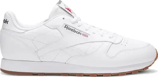 Кроссовки classic leather 'white gum' Reebok, белый