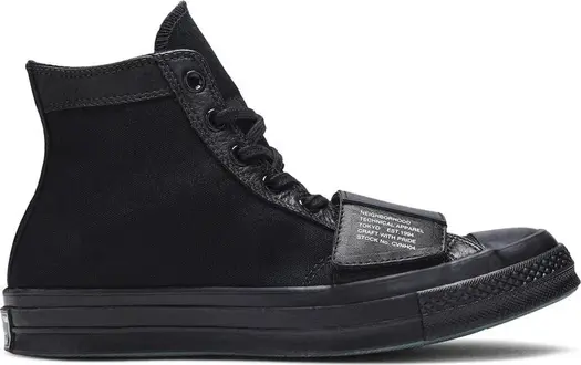 Кроссовки Converse NEIGHBORHOOD x Chuck 70 High Strap, черный