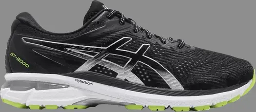 Кроссовки gt 2000 8 lite show 'pure silver' Asics, черный