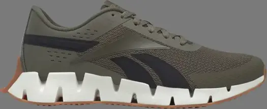 Кроссовки zig dynamica 2 'army green' Reebok, зеленый