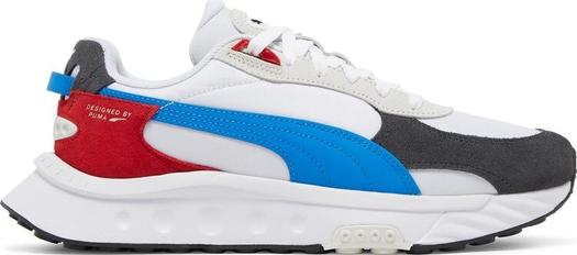 Кроссовки Puma Wild Rider Rollin - Ebony White, белый