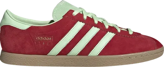 Кроссовки Adidas Stadt 'Scarlet Glow Green', красный