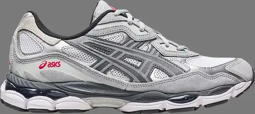 Кроссовки gel nyc 'white steel grey' Asics, белый