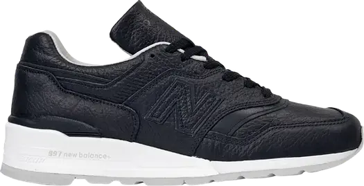 Кроссовки New Balance 997 Leather 'Bison Capsule - Black', черный