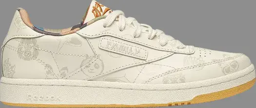 Кроссовки kung fu panda x club c 85 j 'family' Reebok, пломбир