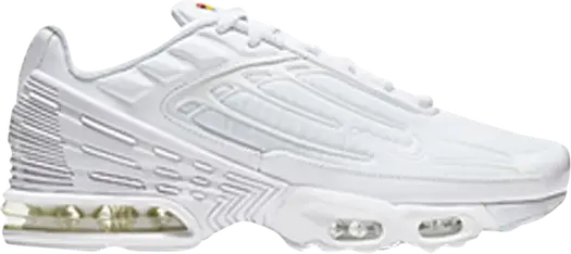 Кроссовки Nike Air Max Plus 3 'Triple White', белый