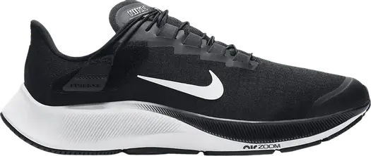 Кроссовки Nike Air Zoom Pegasus 37 FlyEase Extra Wide 'Black', черный