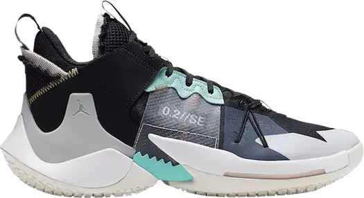 Кроссовки Jordan Why Not Zer0.2 SE PF Black Vast Grey, черный