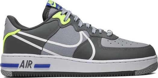 Кроссовки Nike Air Force 1 React 'Wolf Grey', серый