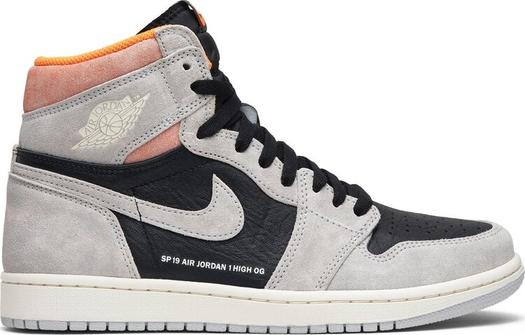 Кроссовки Air Jordan 1 Retro High OG Neutral Grey, серый