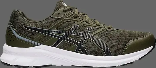 Кроссовки jolt 3 'olive canvas' Asics, зеленый