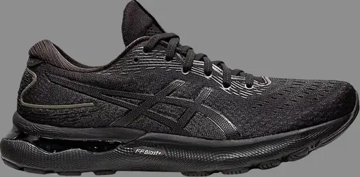 Кроссовки gel nimbus 24 2e wide 'triple black' Asics, черный