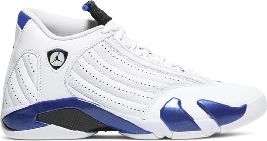 Кроссовки Air Jordan 14 Retro Hyper Royal, белый