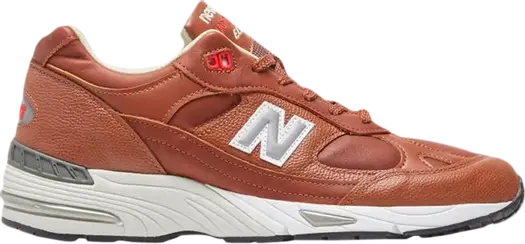 Кроссовки New Balance 991 Made in England 'Elite Gent Pack - Burnt Orange', коричневый