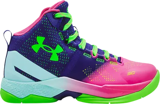 Кроссовки Under Armour Curry 2 Retro PS Northern Lights 2022, разноцветный