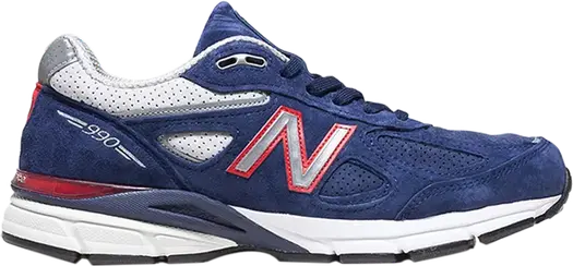 Кроссовки New Balance 990v4 Made in USA 'Navy Red', синий