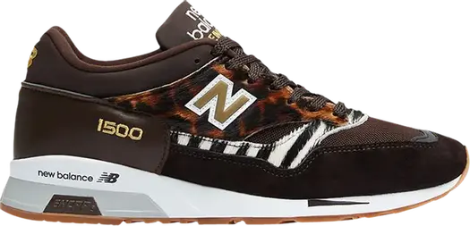Кроссовки New Balance 1500 Made in England 'Animal Pack - Tiger', коричневый