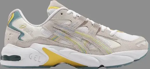 Кроссовки gel kayano 5 og 'grey lemon teal' Asics, серый