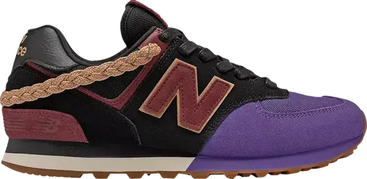 Кроссовки New Balance 574 'Black History Month', черный