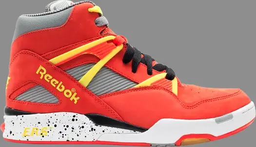 Кроссовки pump omni zone 'dominique wilkins' Reebok, красный