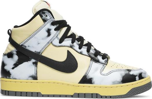 Nike Dunk High 1985 'Black Acid Wash' - Ретро-стиль с уникальным дизайном