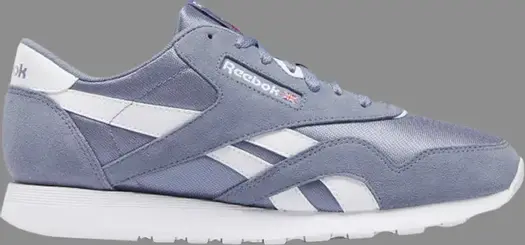 Кроссовки classic nylon 'washed indigo' Reebok, фиолетовый