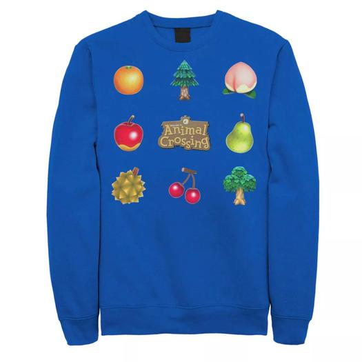 Мужской свитшот с логотипом Animal Crossing Items Found Title Licensed Character