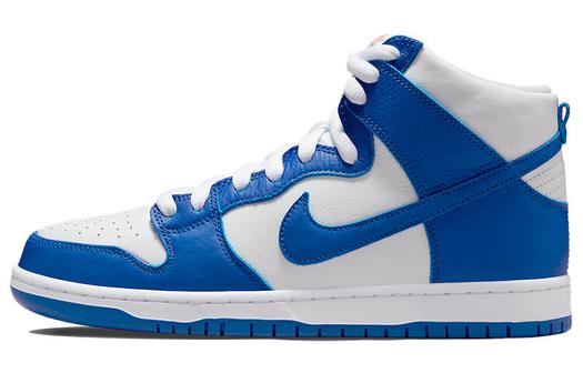 Кроссовки Nike SB Dunk High, белый/синий