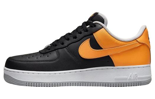 Кроссовки Nike Air Force 1 Low '07 Black Kumquat Light Smoke Grey