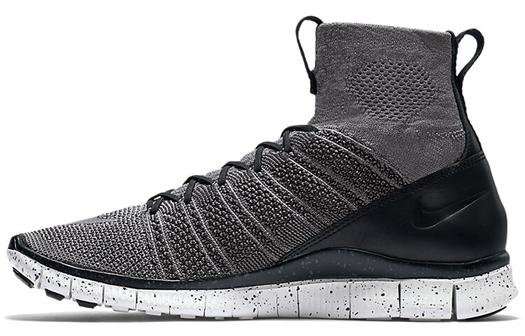 Кроссовки Nike Free Flyknit Mercurial, темно-серый