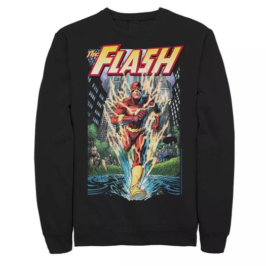 Мужской свитшот с обложкой комиксов DC Comics The Flash Modern Comic Licensed Character