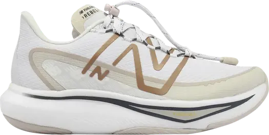 Кроссовки New Balance Wmns FuelCell Rebel v3 Permafrost Wide 'Moonbeam', кремовый