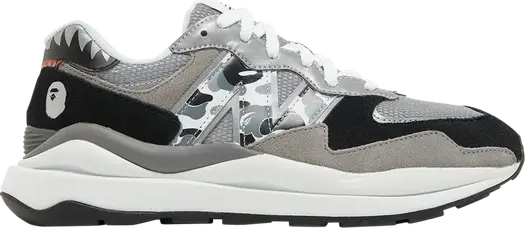 Кроссовки BAPE x 57/40 Grey, серый