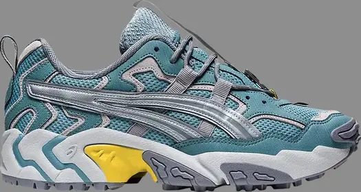 Кроссовки gel nandi og 'light steel silver' Asics, синий