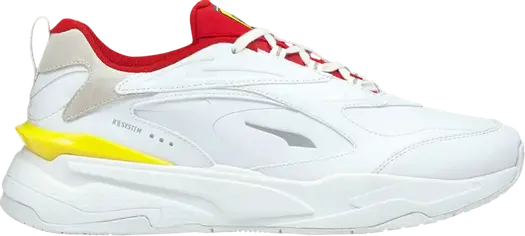 Кроссовки Puma Scuderia Ferrari x RS-Fast White Rosso Corsa, белый