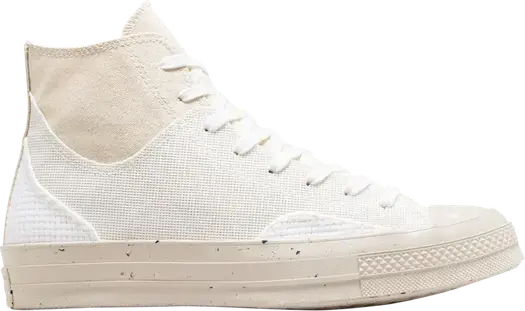 Кроссовки Converse Chuck 70 Crafted Canvas Natural, белый