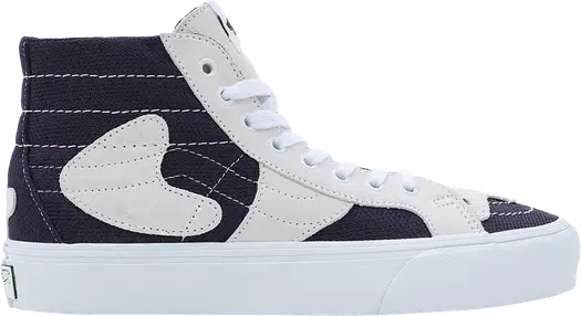 Кроссовки Vans Sk8-Hi WP VR3 LX Patchwork - White Navy, белый