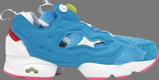 Кроссовки doraemon x atmos x instapump fury og 'furry blue' Reebok, синий