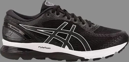 Кроссовки gel nimbus 21 2e wide 'black' Asics, черный