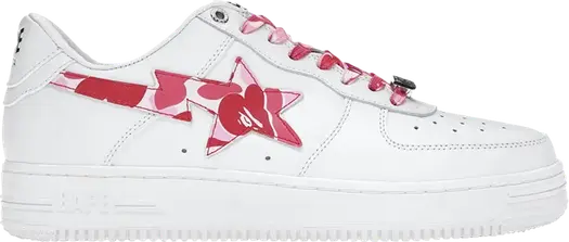 Кроссовки Bapesta ABC Camo - Red 2021, белый