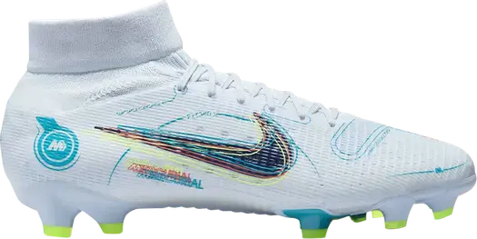 Кроссовки Nike Mercurial Superfly 8 Pro FG 'Grey Light Marine', серый
