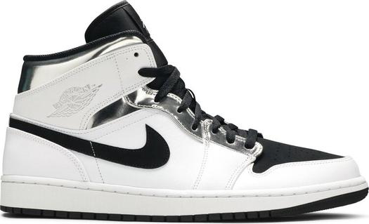 Кроссовки Air Jordan 1 Mid Alternate Think 16, серебряный
