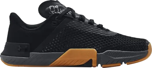 Кроссовки Under Armour TriBase Reign 4 Black Pitch Grey, черный