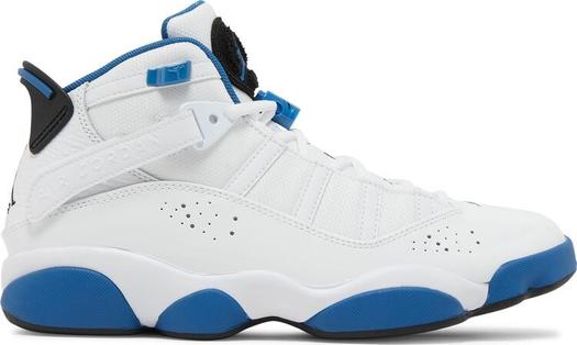 Кроссовки Jordan 6 Rings White Dark Marina Blue, белый