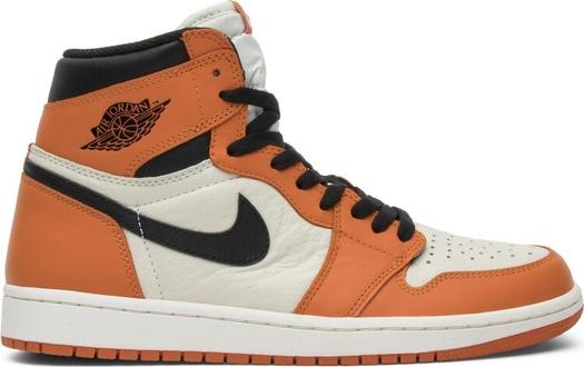Кроссовки Air Jordan 1 Retro High OG Shattered Backboard Away, оранжевый