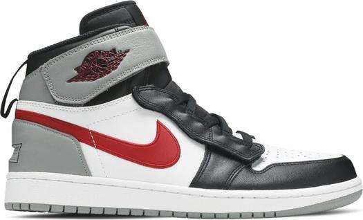Кроссовки Air Jordan 1 High FlyEase Particle Grey, белый
